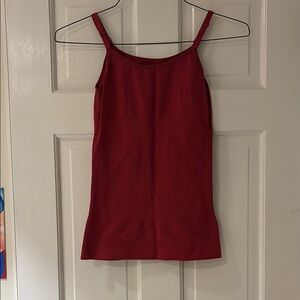 Skim wear tank tops red size large